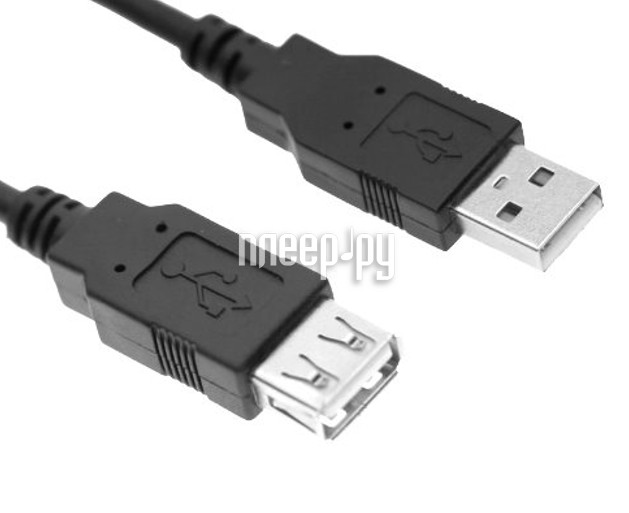  Rexant USB-A (Male) - USB-A (Female) 1.8m Black 18-1114-1  334 