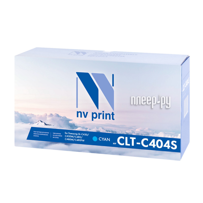  NV Print NV-CLT-C404SC Cyan  Samsung SL-C430 / C430W / C480 / C480W / C480FW  1947 