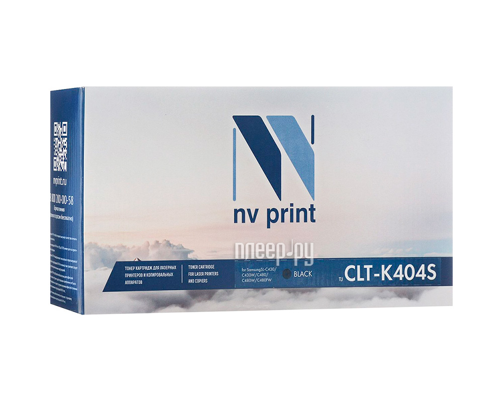  NV Print NV-CLT-K404SBk Black  Samsung SL-C430 / C430W / C480 / C480W / C480FW