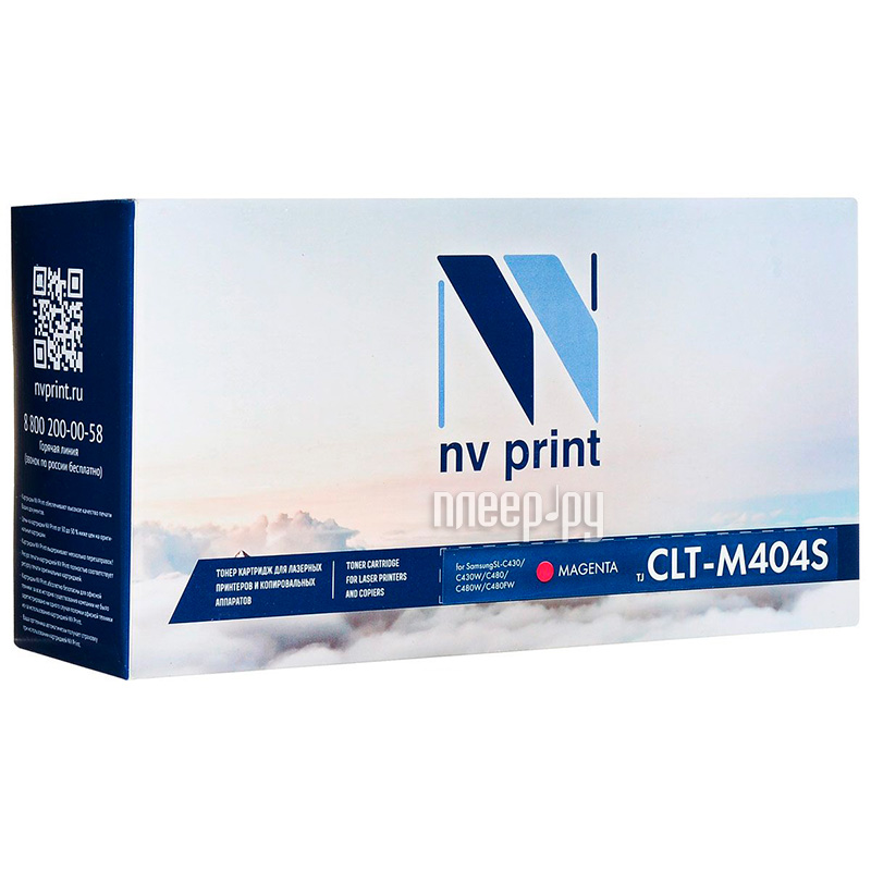  NV Print NV-CLT-M404SM Magenta  Samsung SL-C430 / C430W / C480 / C480W / C480FW  1974 