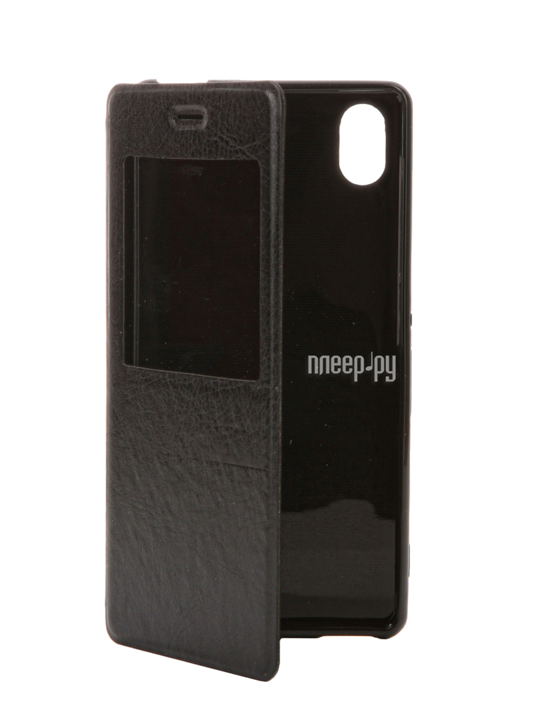   Sony Xperia M4 Aqua E2306 / E2303 Cojess Book Case Time Black