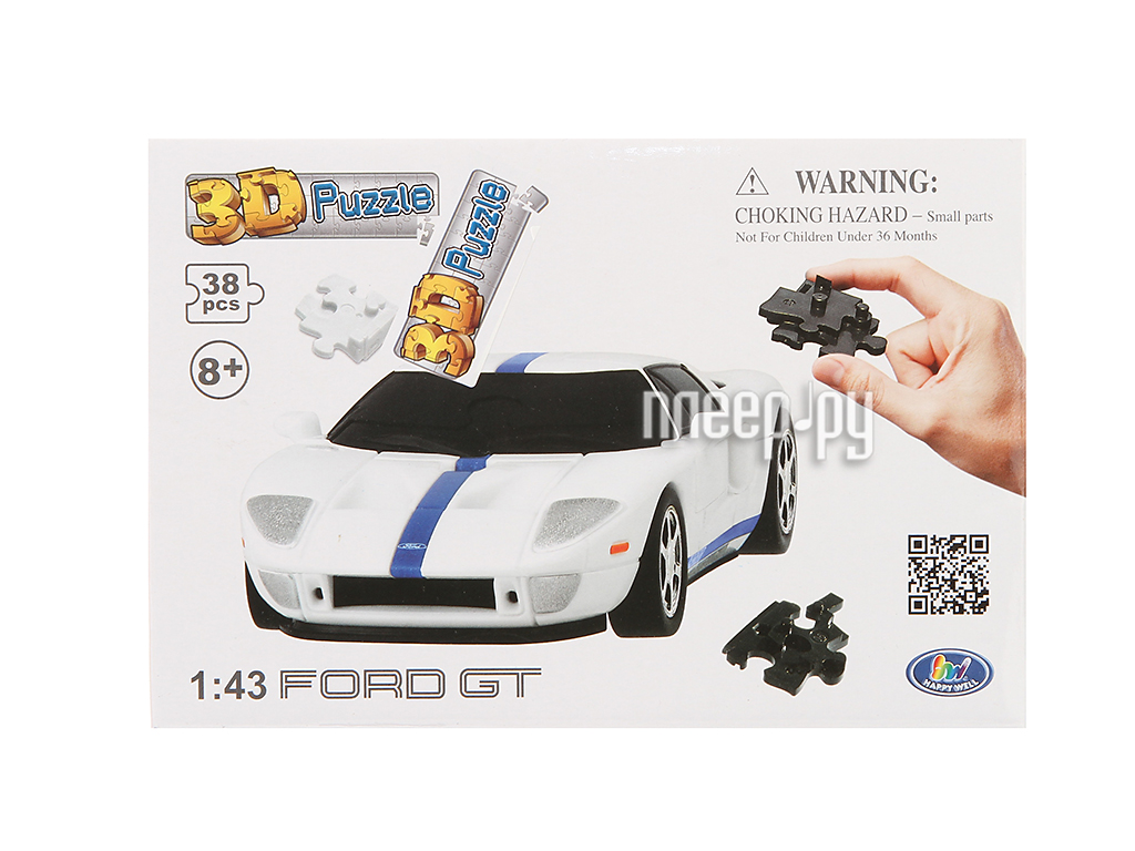 3D- Happy Well Ford GT 3D Puzzle Non Assemble 57124 