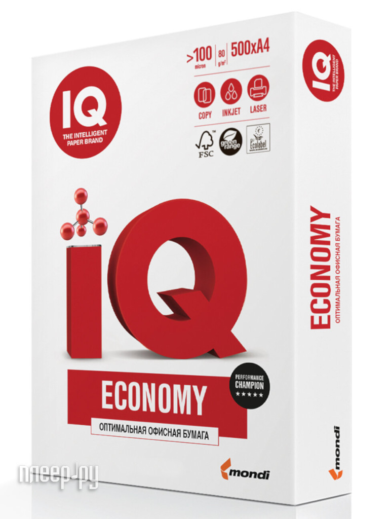  IQ Economy 4 80g / m2 500 White C+