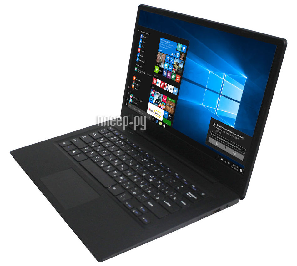 Ноутбук KREZ Cloudbook N1402P (Intel Atom x5-Z8350 1.44 GHz/2048Mb/32Gb/No ODD/Intel HD Graphics/Wi-Fi/Bluetooth/Cam/14.0/1366x768/Windows 10 Pro)