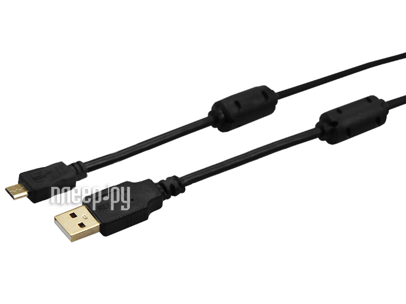  Rexant USB-A (male) - MicroUSB (male) 1.8m Black 18-1164-1 