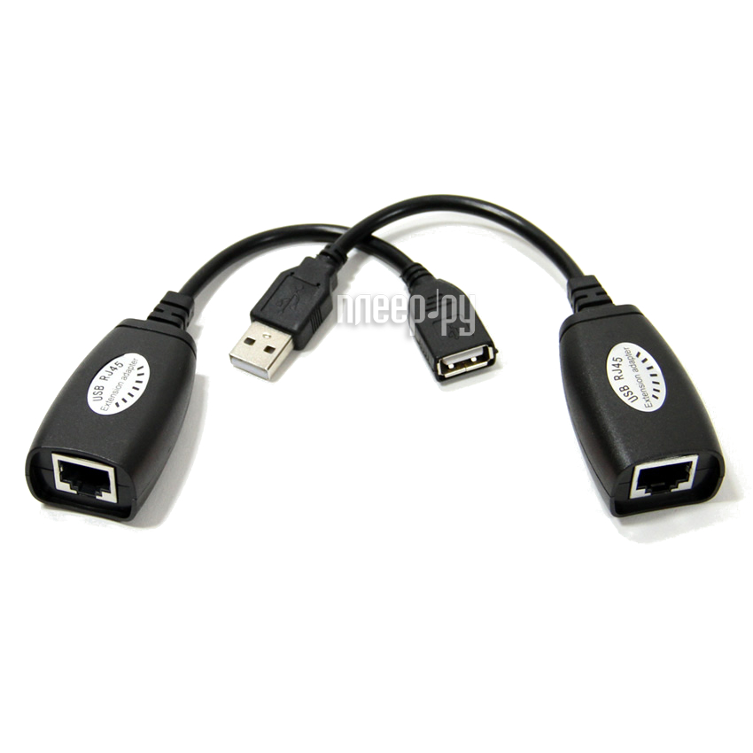 VCOM USB AM - RJ45 / USB AF - RJ45 45m CU824 