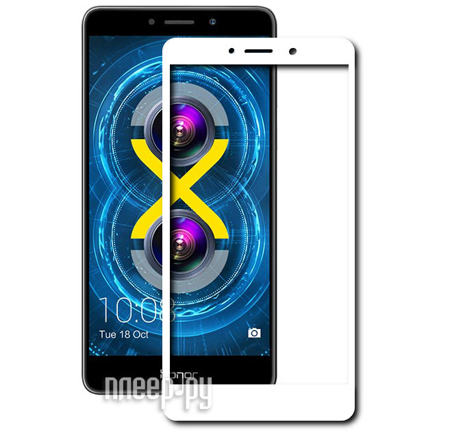    Huawei Honor 6X BROSCO Full Screen White HW-H6X-GLASS-WHITE