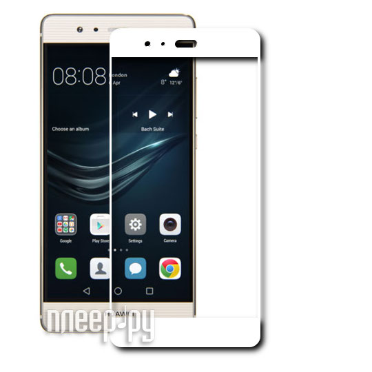    Huawei P9 BROSCO Full Screen White HW-P9-3D-GLASS-WHITE