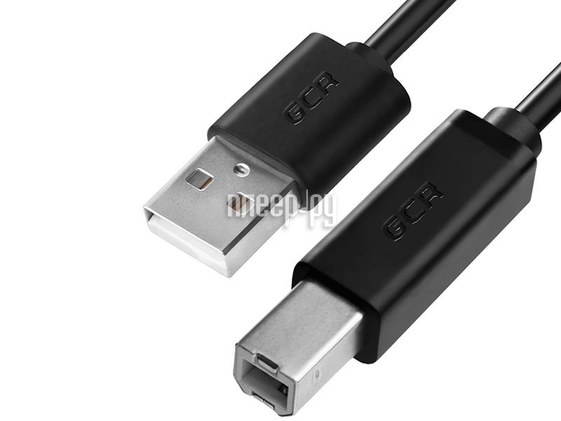  Greenconnect USB 2.0 AM - BM 1.0m Black GCR-UPC5M-BB2S-1.0m