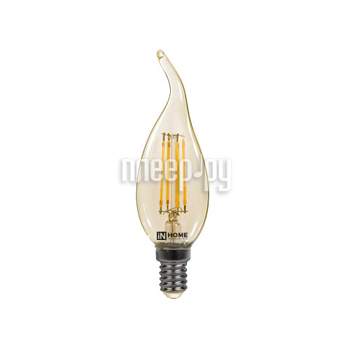  IN HOME LED-  -deco 7W 230V E14 3000K 630Lm Gold 4690612007526 