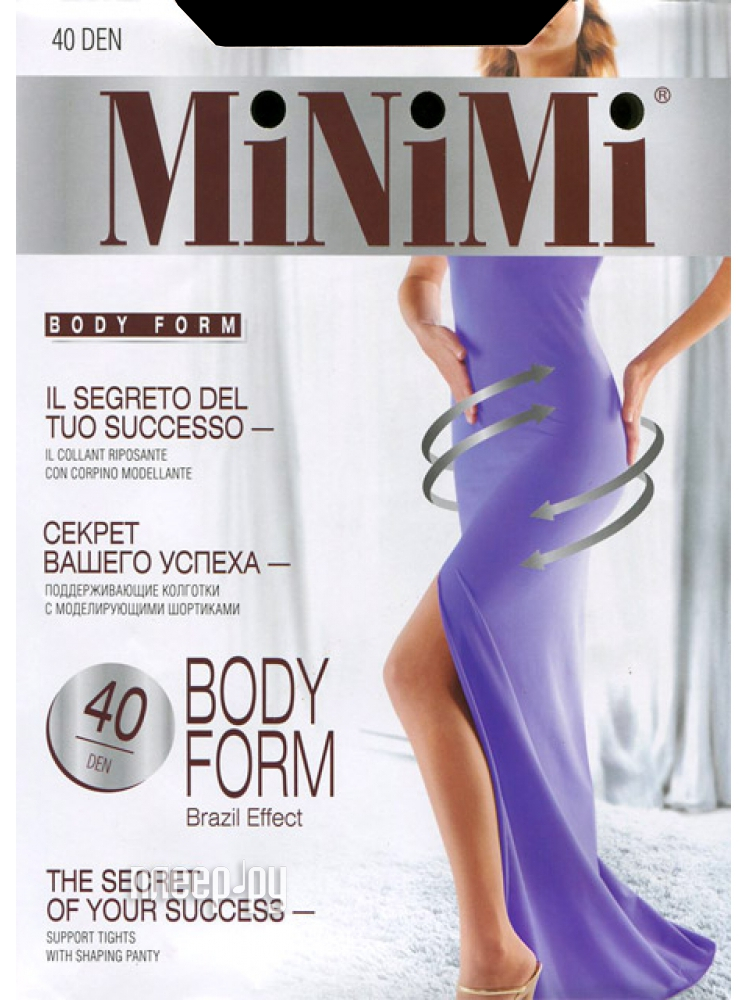  MiNiMi Body Form  3  40 Den Nero 