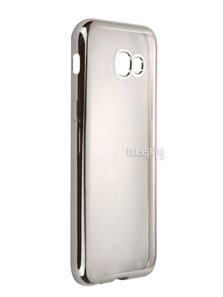  - Samsung Galaxy A5 (2017) SkinBox Silicone Chrome Border 4People Silver T-S-SGA52017-008 