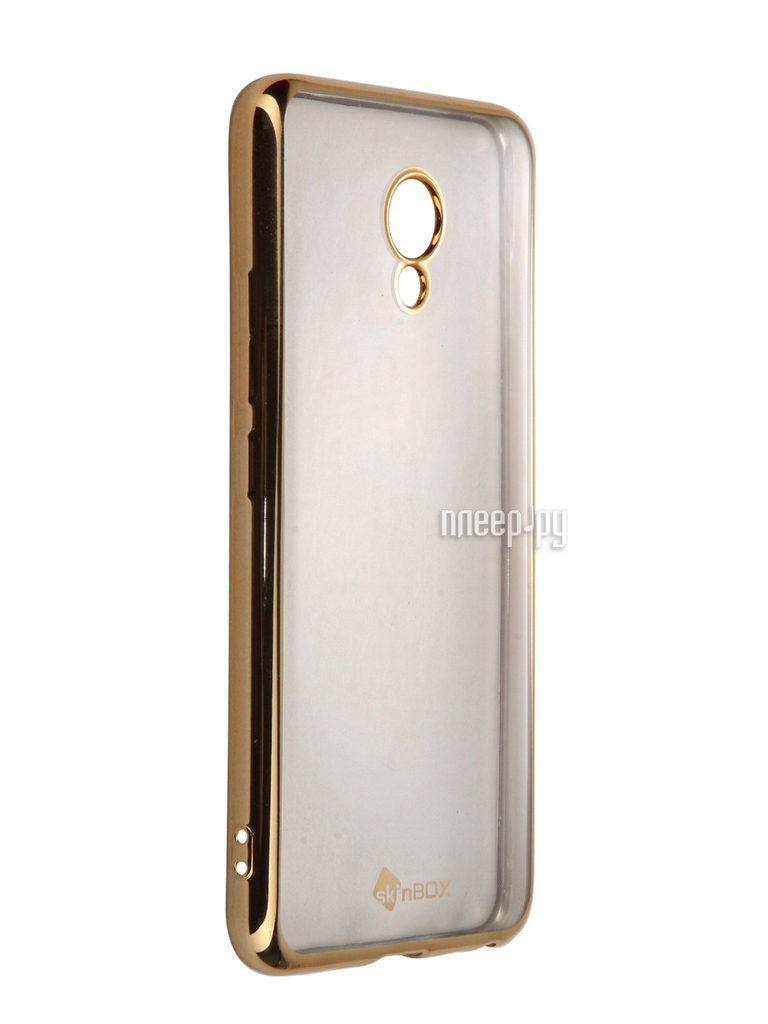  - Meizu M5 SkinBox Silicone Chrome Border 4People Gold T-S-MM5-008  592 