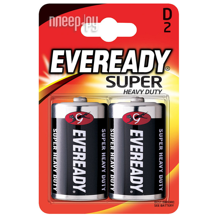  D - Energizer Eveready Super R20 Ni-MH (2 ) 