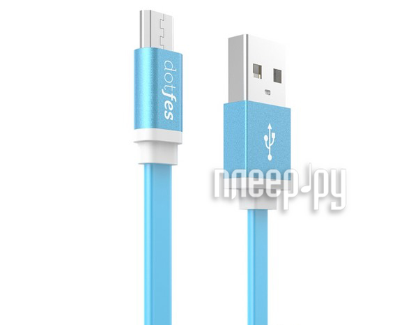  Dotfes USB - Micro USB A05M 2.5A 1m Blue 14646 