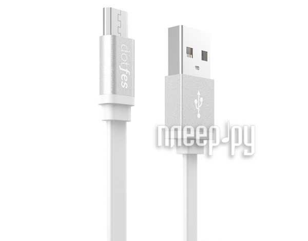  Dotfes USB - Micro USB A05M 2.5A 1m White 14648