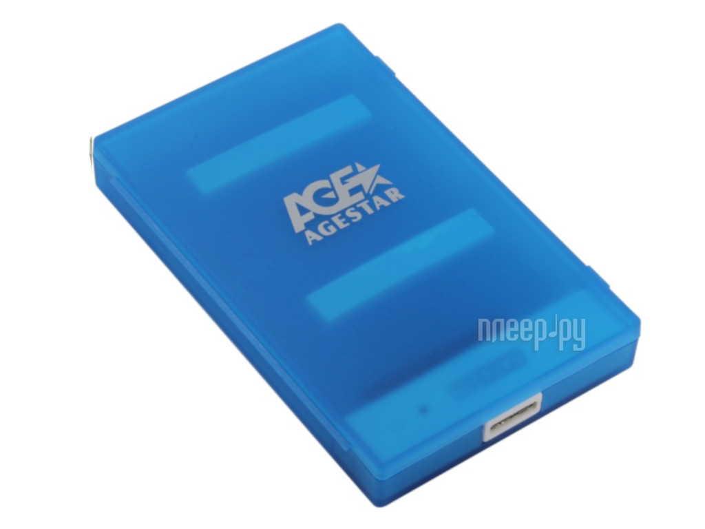     HDD AgeStar 3UBCP1-6G USB3.0 SATA Blue 