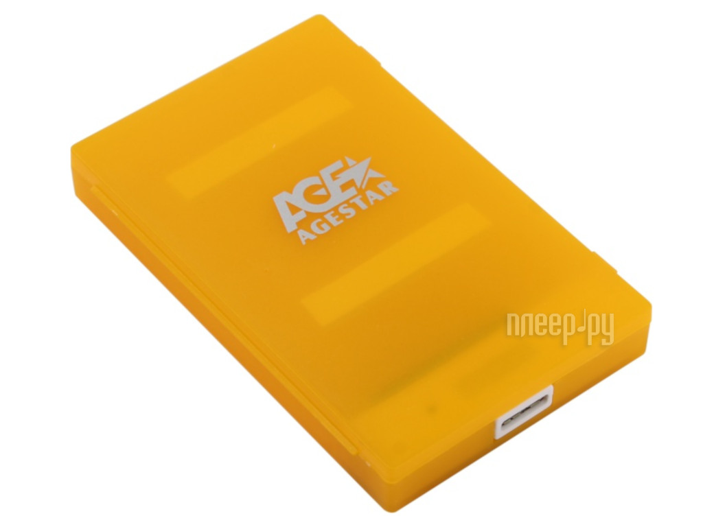     HDD AgeStar 3UBCP1-6G USB3.0 SATA Orange