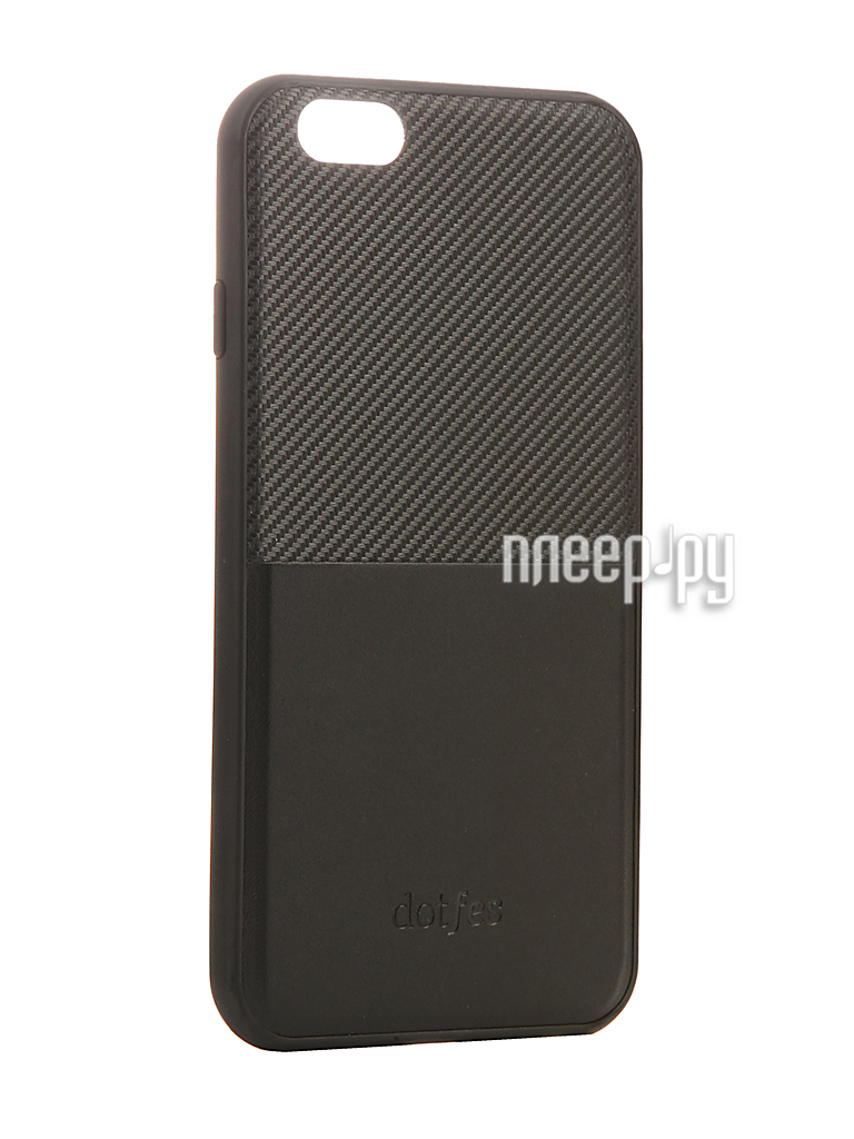   Dotfes G02 Carbon Fiber Card Case  APPLE iPhone 6 Plus / 6s Plus Black 47057  782 