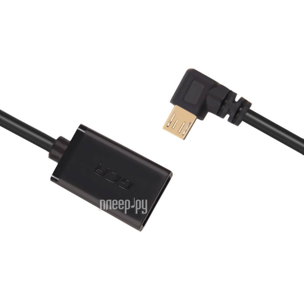  Greenconnect OTG Micro USB - AF 0.15m Black GCR-AMCB2AF-AA-0.15m
