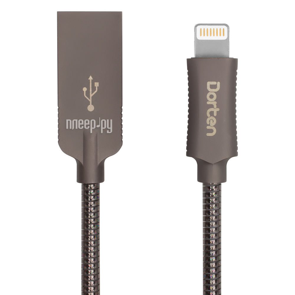  Dorten Steel Series USB - Lightning 1m Black DN312500
