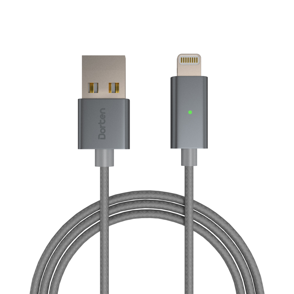  Dorten Smart LED USB - Lightning iPhone / iPad / iPad mini / iPod Space Grey DN303100
