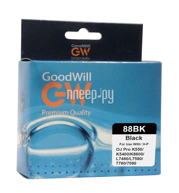  GoodWill GW-C9396AE 88XL Black  OfficeJet Pro K550 / K5400 / K8600 / L7480 / L7580 / L7780 / 7590 
