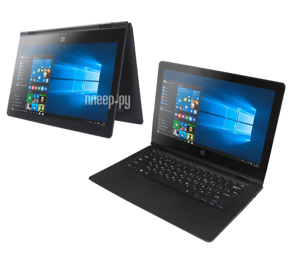 Ноутбук KREZ Ninja TY1301B (Intel Atom x5-Z8350 1.44 GHz/2048Mb/32Gb/Wi-Fi/Bluetooth/Cam/13.3/1920x1080/Touchscreen/Windows 10)