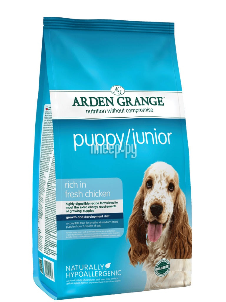  Arden Grange Puppy / Junior 2kg      AG601283  660 