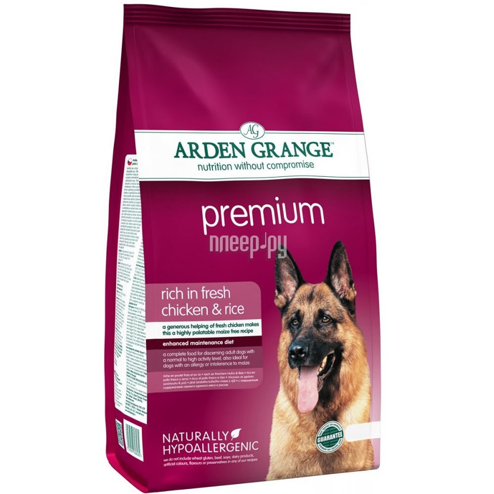  Arden Grange Adult Dog Premium 2kg    AG608282  631 