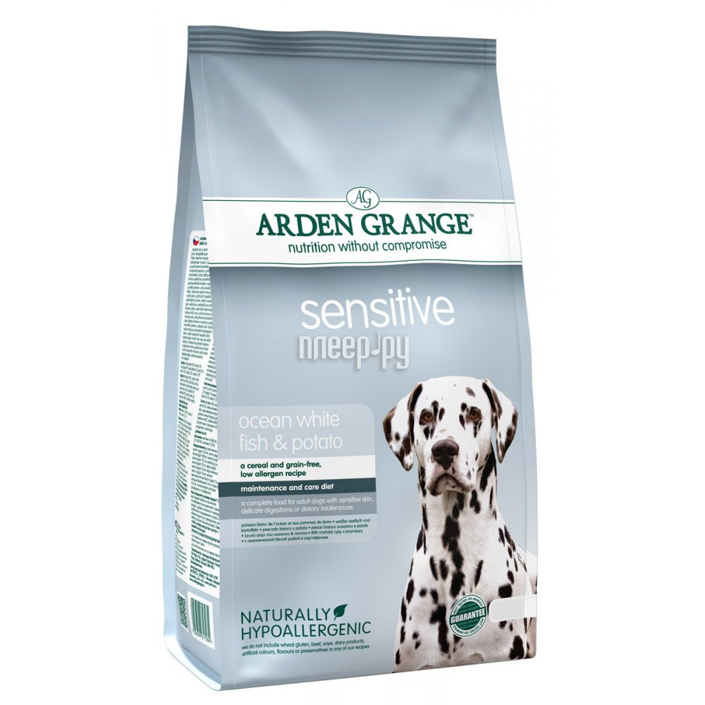  Arden Grange Adult Dog Sensitive 2kg          AG617284  809 