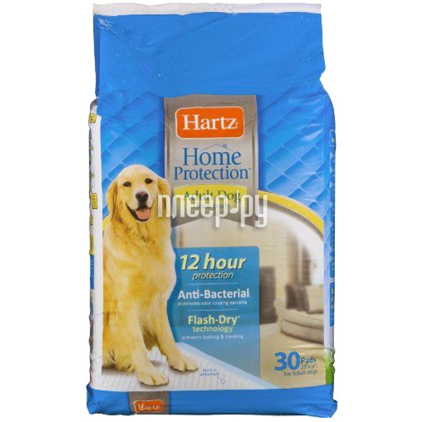  Hartz Floor Pads Antib Floor Pads Antibacterial adult size for dogs 58x76 30 H11447  723 