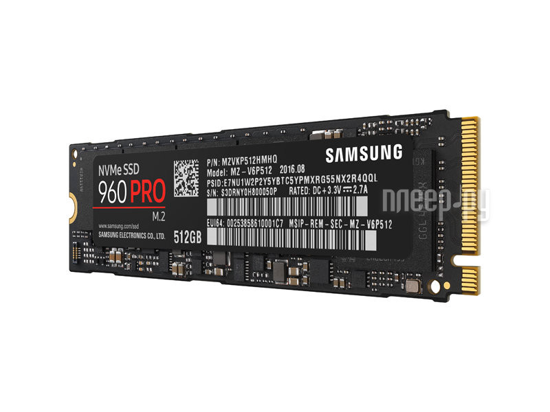   512Gb - Samsung 960 PRO M.2 MZ-V6P512BW  18409 