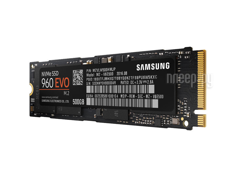   500Gb - Samsung 960 EVO MZ-V6E500BW 