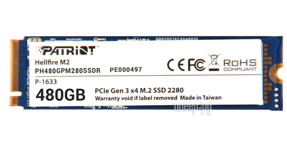   480Gb - Patriot Hellfire PH480GPM280SSDR 