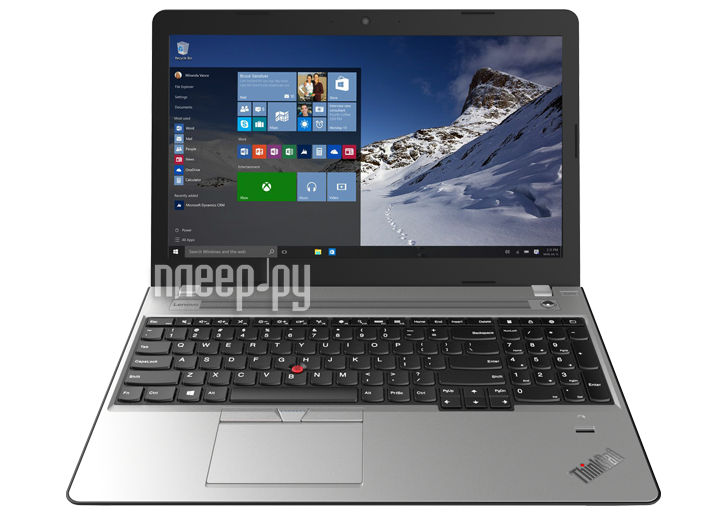  Lenovo ThinkPad Edge 570 20H50079RT Black-Silver (Intel Core i5-7200U 2.5 GHz / 4096Mb / 500Gb / DVD-RW / Intel HD Graphics 620 / Wi-Fi / Bluetooth / Cam / 15.6 / 1366x768 / Windows 10)  44365 