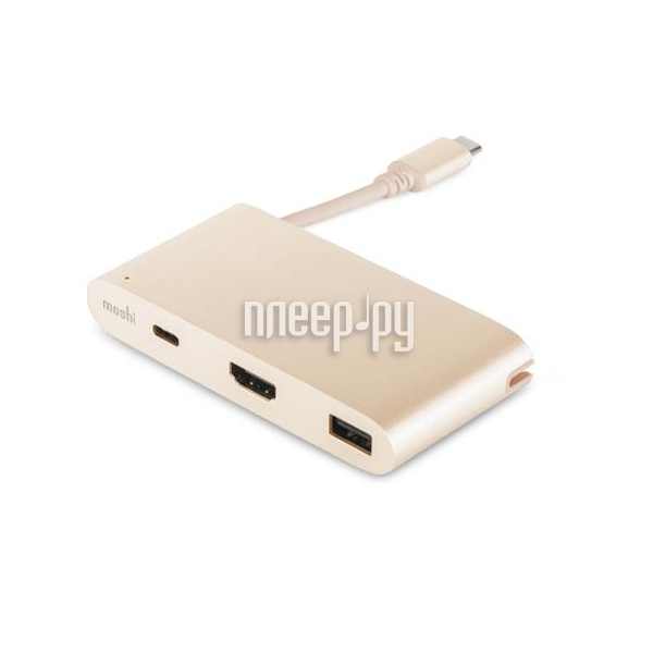  Moshi USB-C Multiport Adapter Satin Gold 99MO084206