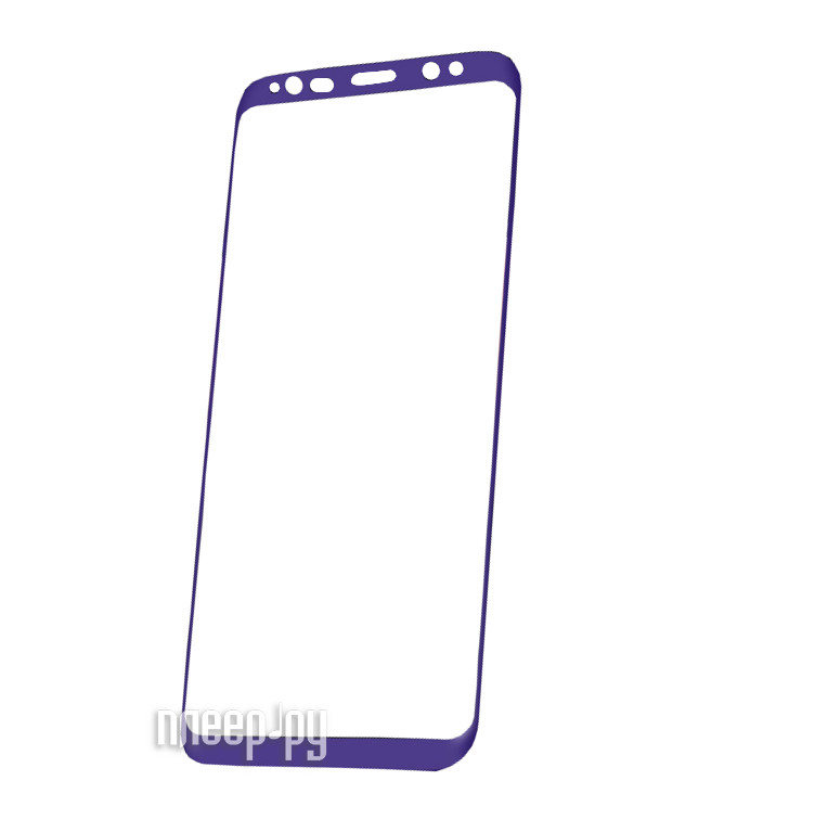    Samsung Galaxy S8 Red Line Full Screen 3D Tempered Glass Purple 
