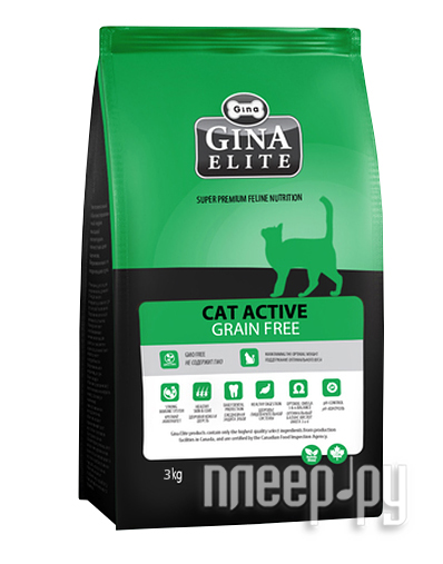  Gina Elite Grain Free Cat 3kg 160018.2  1313 