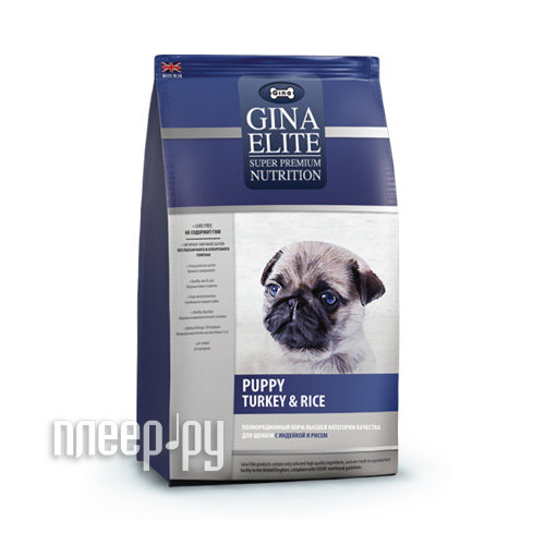  Gina Elite Puppy Turkey&Rice 1kg 250001.0  360 