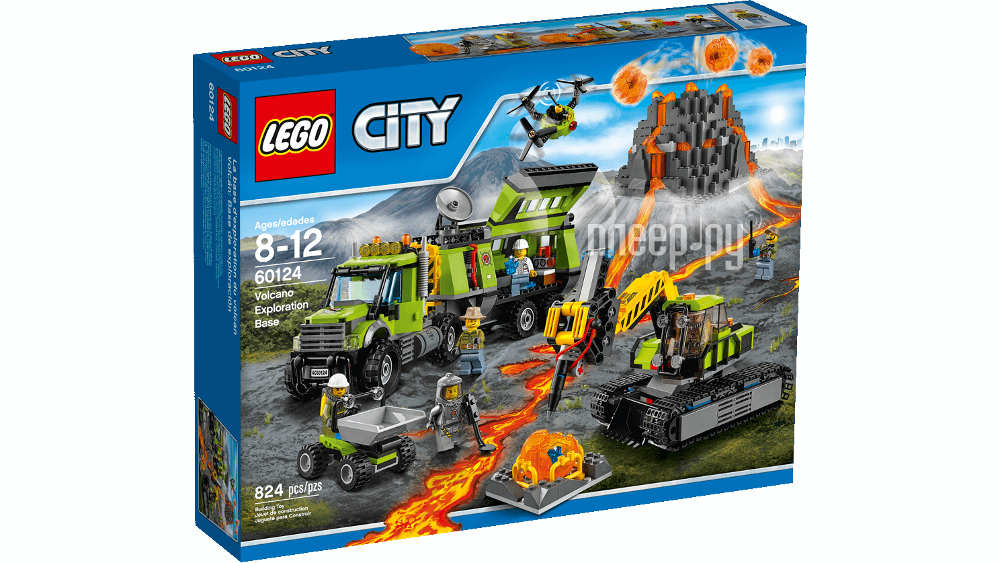  Lego City Volcano Explorers    60124  4885 