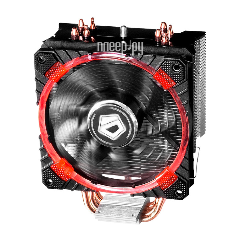  ID-Cooling SE-214C LED Red (Intel LGA2011 / 1366 / 1151 / 1150 / 1155 / 1156 / AMD FM2+ / FM2 / FM1 / AM4 / AM3+ / AM3 / AM2+ / AM2)  1547 
