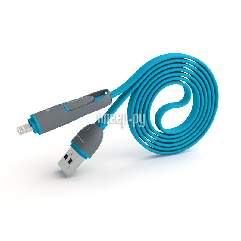  Pineng PN-301 USB-microUSB / Lightning Light Blue  319 