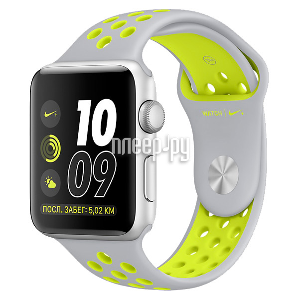   APPLE Watch Nike+ 42mm Silver Aluminium Case with Flat