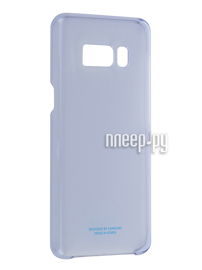   Samsung Galaxy S8 Clear Cover Light Blue EF-QG950CLEGRU