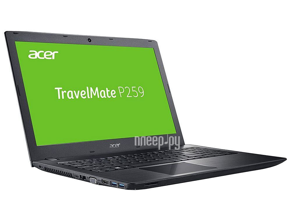  Acer TravelMate TMP259-G2-M-362J NX.VEPER.010 (Intel Core i3-7100U 2.4 GHz / 2048Mb / 500Gb / DVD-RW / Intel HD Graphics / Wi-Fi / Bluetooth / Cam / 15.6 / 1366x768 / Windows 10) 