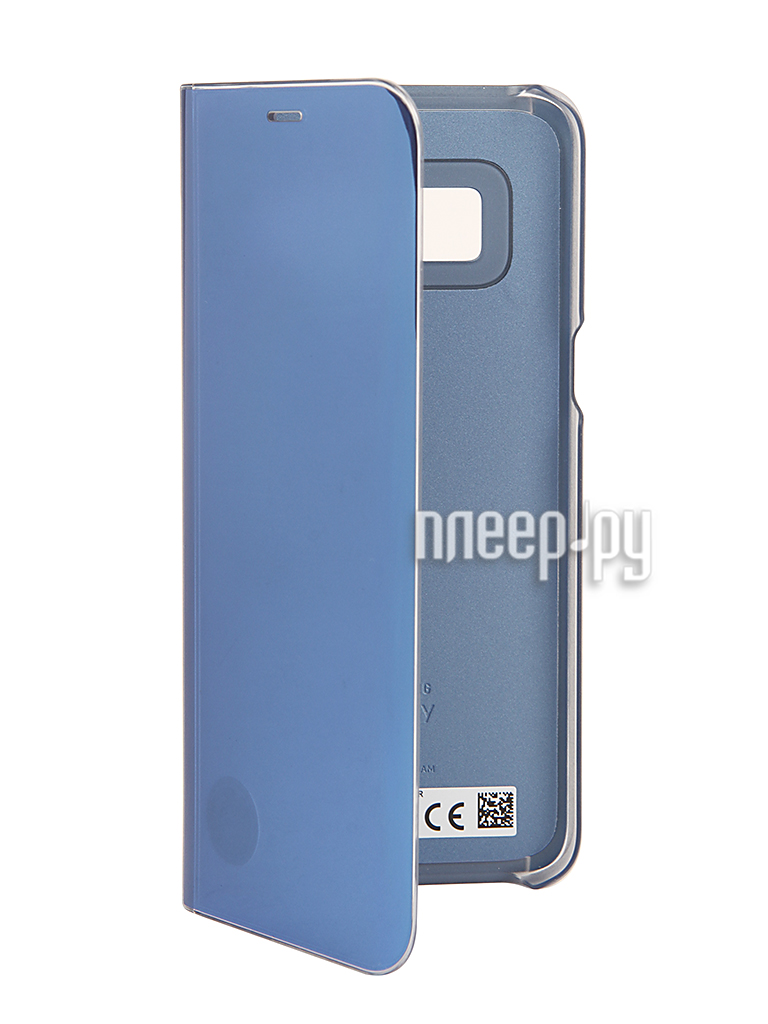   Samsung Galaxy S8 Clear View Standing Cover Light Blue EF-ZG950CLEGRU 