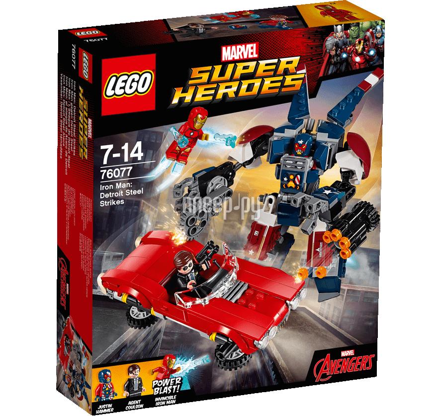  Lego Marvel Super Heroes     76077  1587 