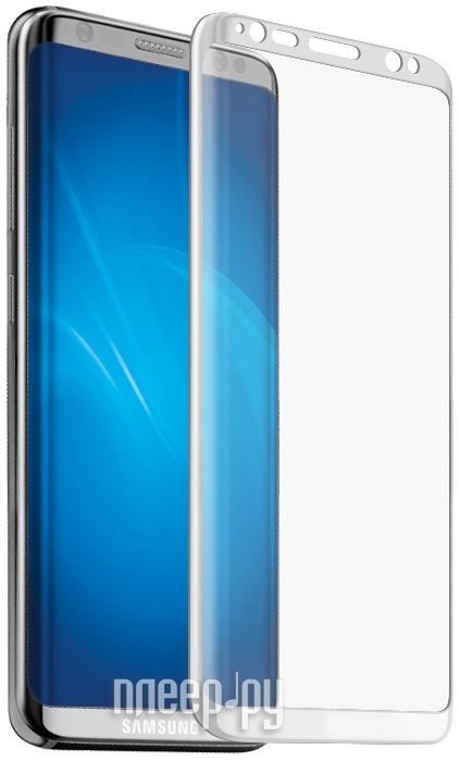    Samsung Galaxy S8 Plus BROSCO White SS-S8P-3D-GLASS-WHITE 