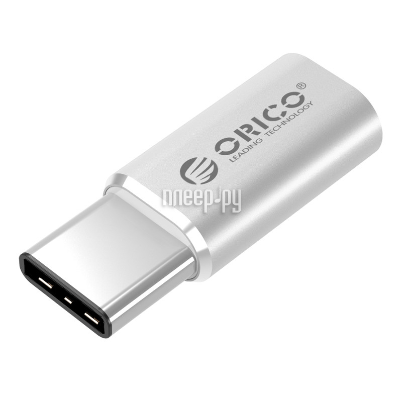  Orico CTM1 Micro to Type-C USB2.0 Adapter Silver 